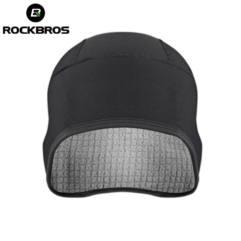 ROCKBROS теплая велосипедная шапка флисовая мужская Мужская зимняя спортивная
