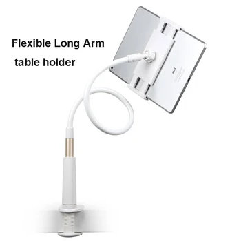 

360 degree Flexible Arm table pad holder stand 80 cm Long Lazy People Bed Desktop tablet mount for ipad mini iphone x xs huawei