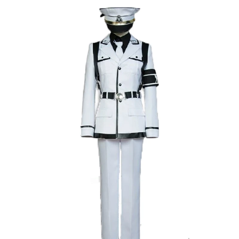 

High Quality Aoharu X Kikanjuu Aoharu X Machinegun Nagamasa Midori Uniform Cosplay Costume with hat 11