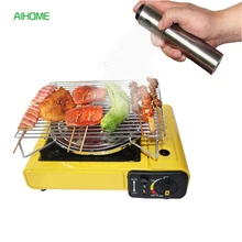 Нержавеющая сталь Распылитель оливкового масла с распылителем распыления масла банку Пот Кухня приспособления для готовки Фраско де oleo серебро