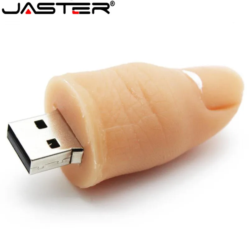 USB флеш накопитель JASTER thumb first finger u диск Creativo Pendrive в подарок|USB флэш-накопители| |