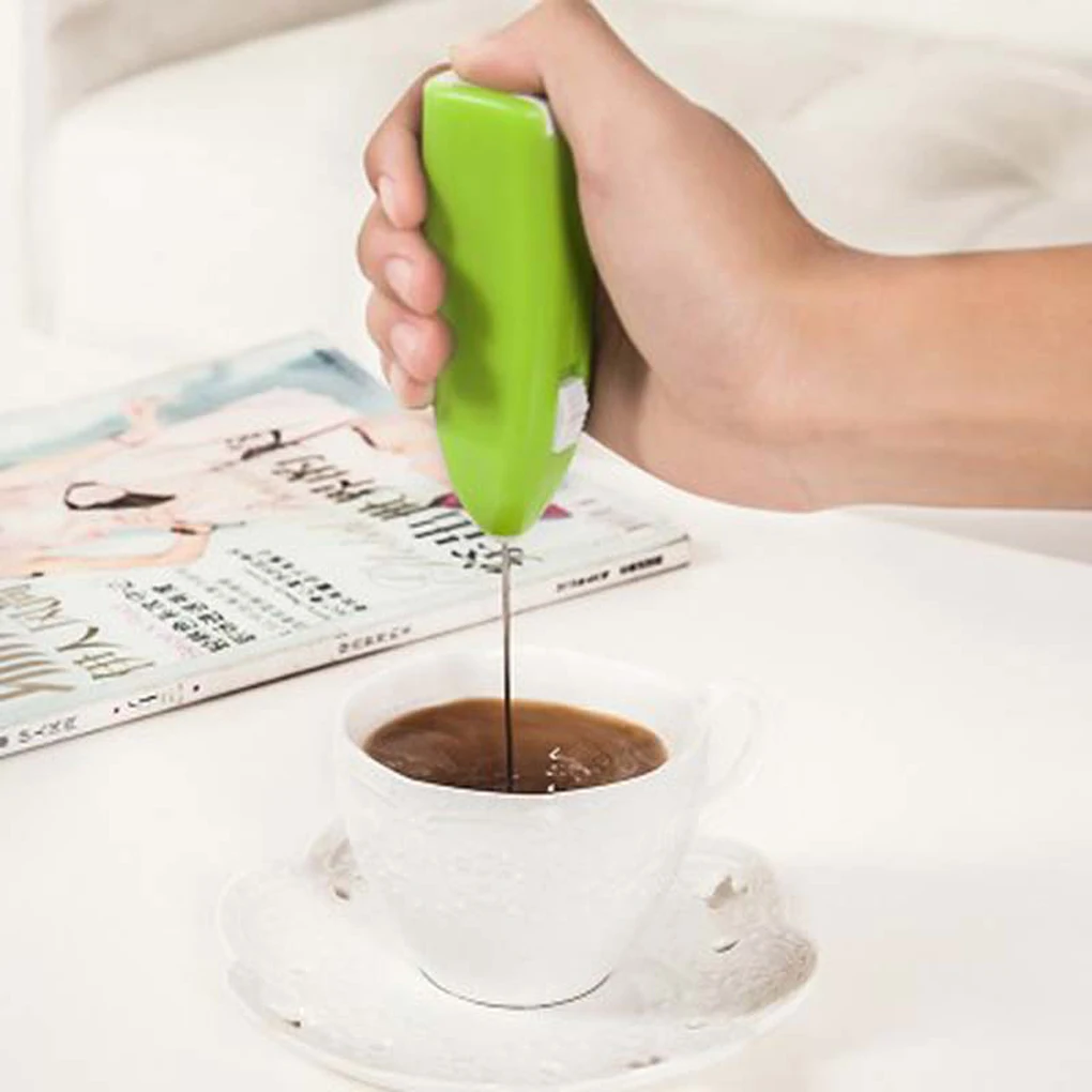 1 шт. венчик для молочного напитка кофе миксер Электрический взбиватель яиц пенообразователь мини ручка мешалка практичный кухонный инструмент для приготовления пищи