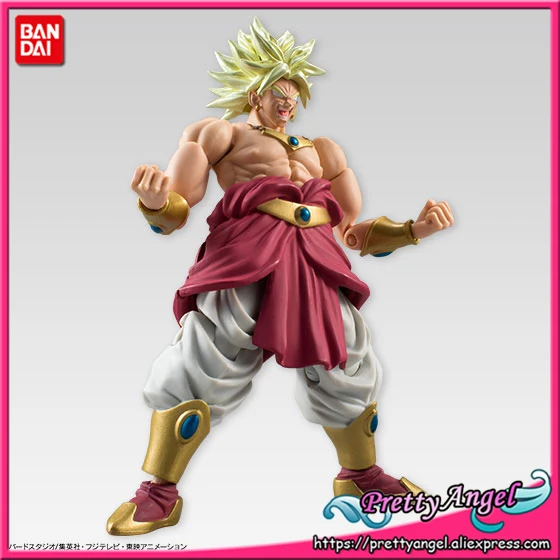

PrettyAngel - Genuine Bandai Tamashii Nations SHODO Vol.5 Dragon Ball Z Super Saiyan Broly (9cm tall) Action Figure