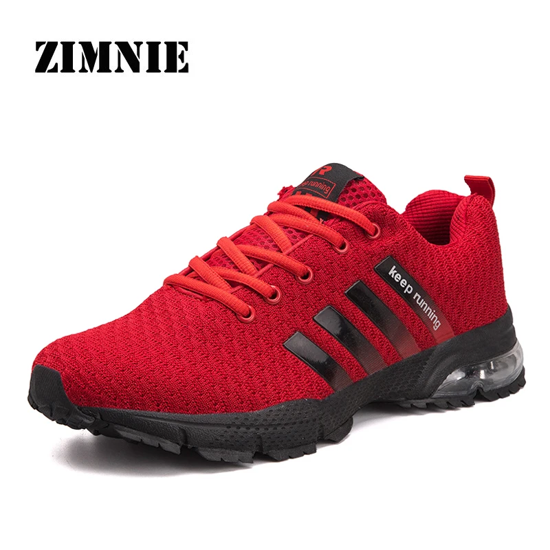 

ZIMNIE Brand Men Air Cushion Casual Shoes Men Trend Breathable Mesh Shoes Lace Up New Fashion Walking Shoes Footwear Size 39~46