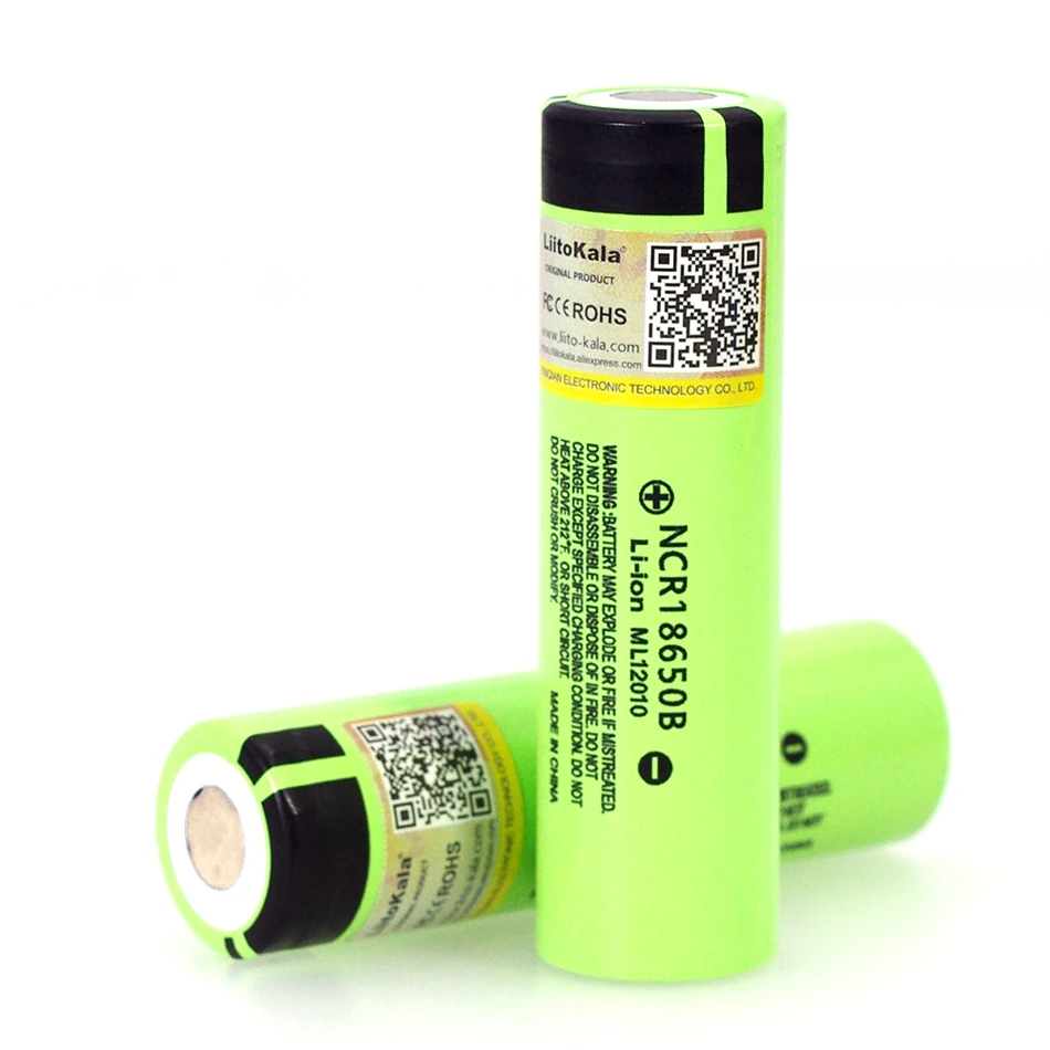 6 шт. Liitokala 18650 3400 мАч NCR18650B 3,7 в батарея литиевая аккумуляторная батарея для аккумулятор