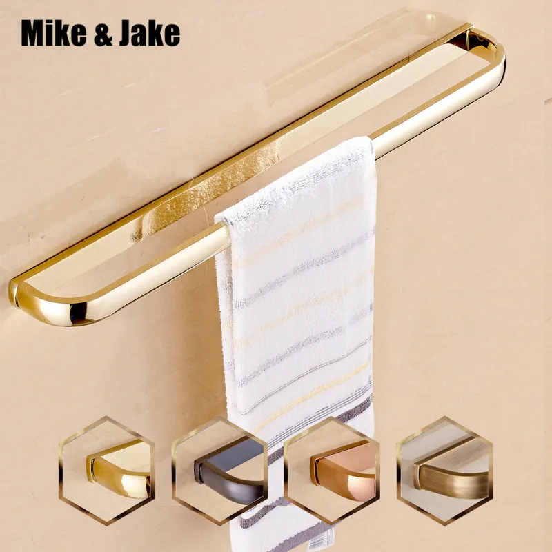 Luxury gold single Towel Bar,golden Towel Holder,Solid Brass Made,Gold