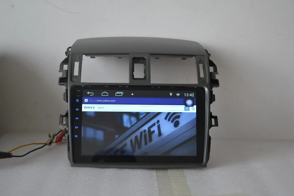Excellent 10.1 inch 1024 x 600 quad core Android 7.0 for toyota corolla 2007 ,car deckless gps navigation,3G,BT,Wifi, 12