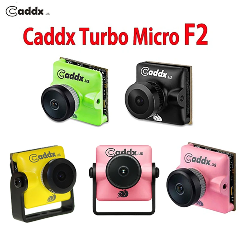 

Caddx Turbo Micro F2 1/3" CMOS 2.1mm 1200TVL 16:9/4:3 NTSC/PAL Low Latency Mini FPV Camera 4.5g For RC Models Upgrade Caddx F1