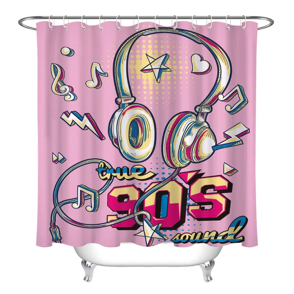 Милые наушники Heart Star True 90's Music Pink водонепроницаемые экологичные для ванной
