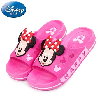 

2019 Disney shoes baby slippers summer boy Mickey home non-slip sandals girls Minnie baby shoes