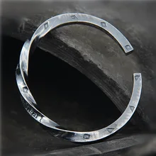 S925 стерлингового серебра Ретро тайский серебряный властная модные Для мужчин и Для женщин Личность Винтаж Стиль открытые браслет