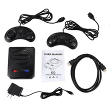 Powkiddy Hd Hdmi 16 Bit Retro Classic Console Video Game For Sega Console Pal/Ntsc Support Extra Cartridges Available 4K Tv the newest snes 16 bit game console ntsc version and pal version