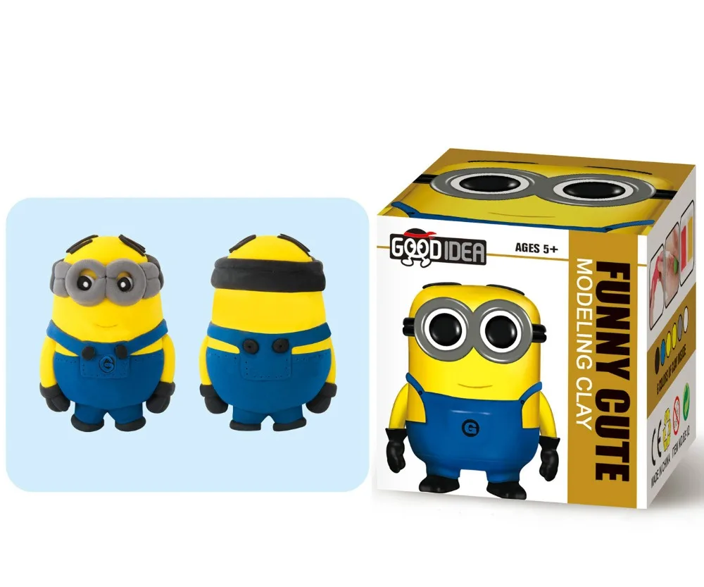 Children's Puzzle DIY Color Marvel plasticine slime toys Mud Batman SpongeBob Cartoon Character Super Heroes Polymer Clay Lizun