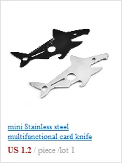 Многофункциональные инструменты 11 в 1, многофункциональный нож для охоты, выживания, кемпинга, Карманный военный нож для кредитных карт, Серебряный Мультитул
