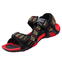 Мужская обувь; летние спортивные мужские сандалии; уличные мужские сандалии из натуральной кожи в английском стиле; мужские сандалии на полой подошве; сандалии из коровьей кожи