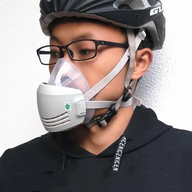 Профессиональная маска от химической Пыли дышащая AG силиконовый корпус KN90 фильтры электросварщик анти-дымка дымовая Шахта Цемент Промышленный