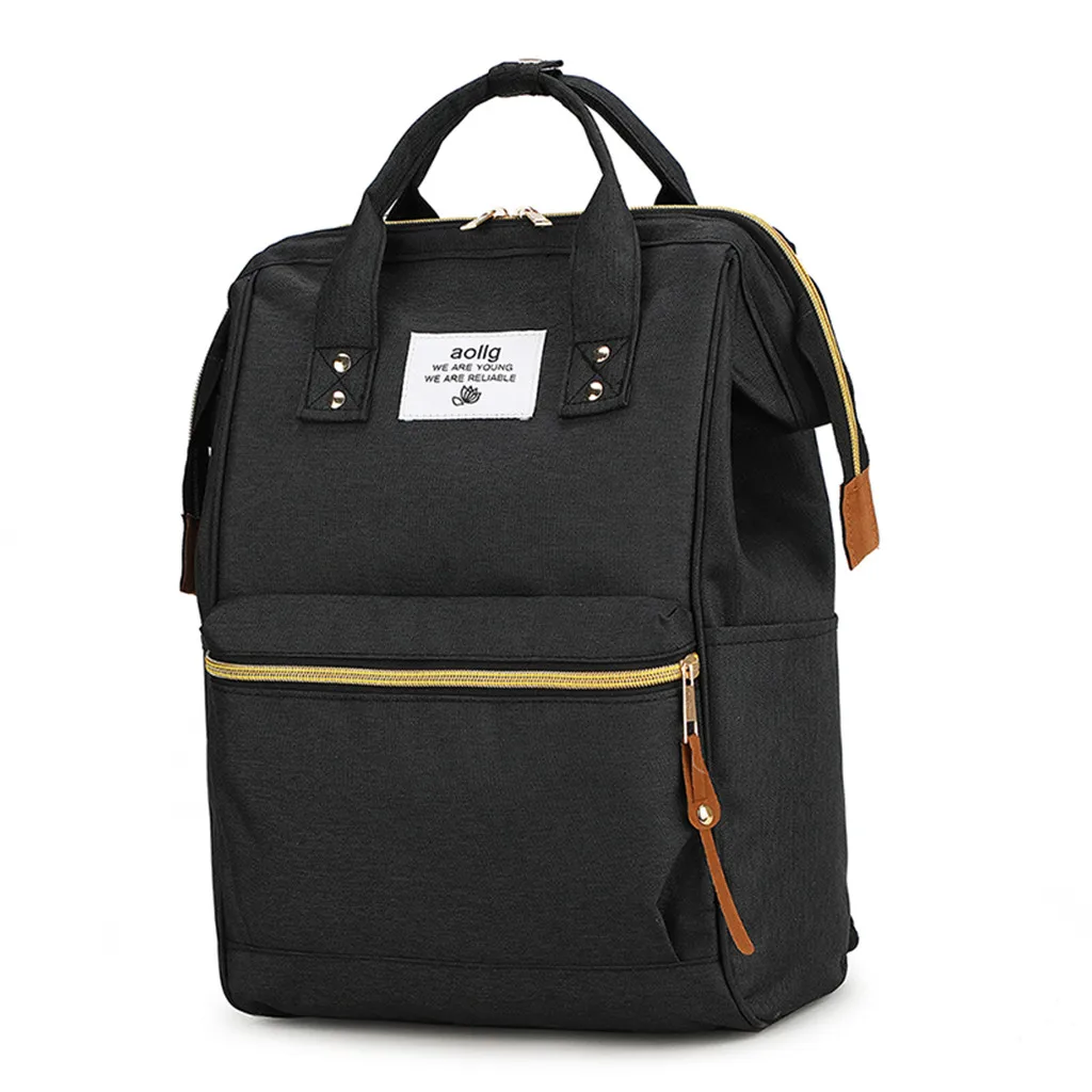 

Sleeper #401 2019 fashion Mummy Bag Nappy Bottle Bag Large Capacity Baby Bag Backpack Nursing Bag travelbag big Free Shipping