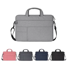 Модный водонепроницаемый устойчивый к царапинам портфель для ноутбука 13 14 15,6 дюймов сумка на плечо для ноутбука чехол для переноски для Macbook женщин и мужчин