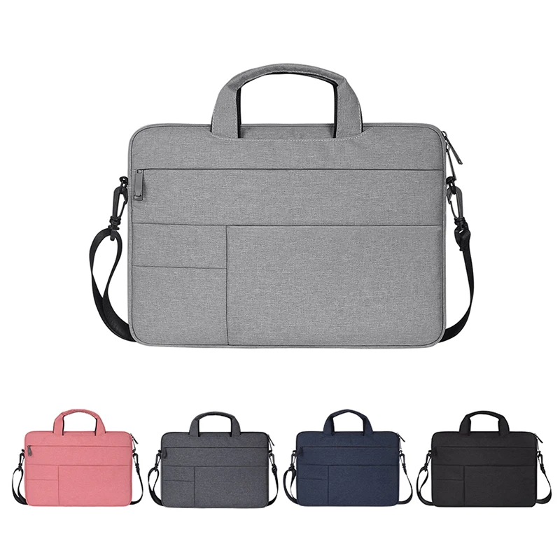 

Fashion Waterproof Scratch-resistant Laptop Briefcase 13 14 15 inch Notebook Shoulder Bag Carry Case For Macbook women and men