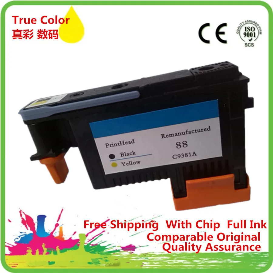 ZCA печатающей головки восстановленные For HP88 C9381A C9382A Officejet pro k550 k550dtn k550dtwm K5300 K5400 K5400tn