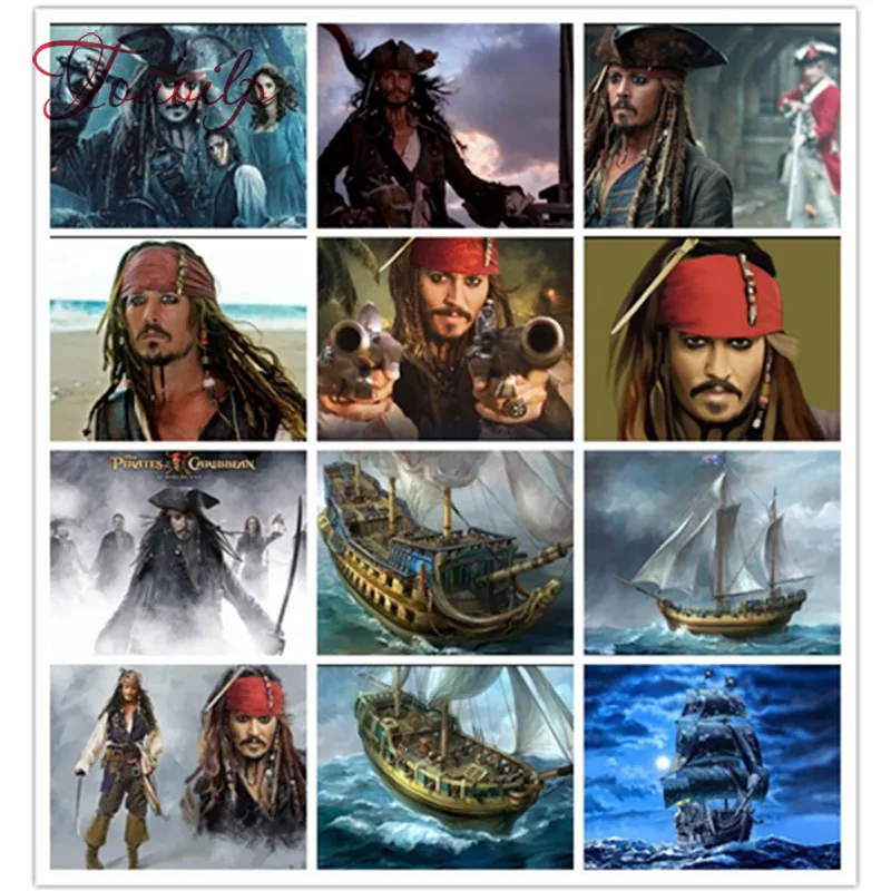 

5D squarez&round Diamond Painting pirates of the caribbean Diamond Embroidery Painting Cross Stitch kits Rhinestone Decoration