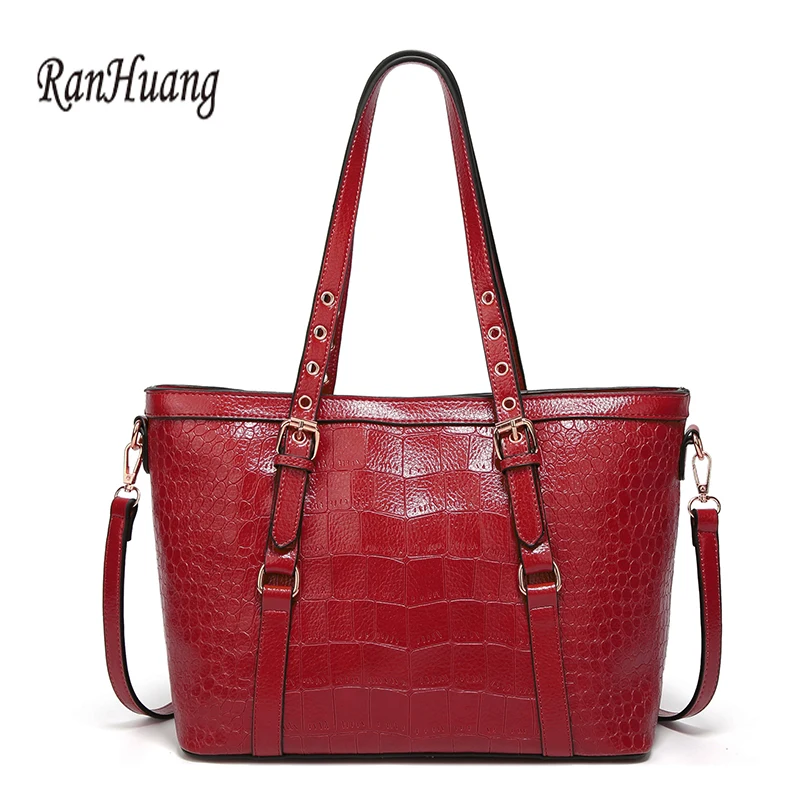 

RanHuang Fashion Women Alligator Handbags Large Handbags High Quality Pu Leather Shoulder Bags Women Messenger Bags A1439