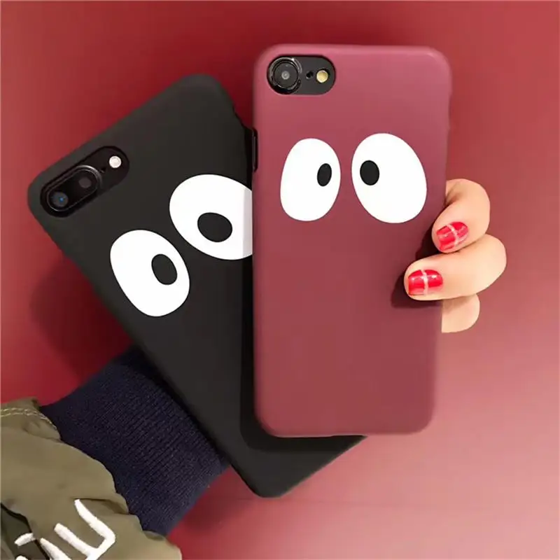 GYKZ милый мультяшный чехол для телефона с большими глазами iPhone XS MAX XR X 7 6 6s 8 Plus