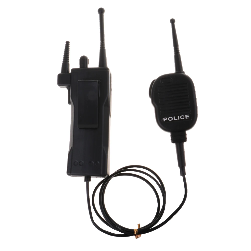 2pcs/Set Funny Artificial Police Interphone Prop Two Way Radio Toy Game Joke Gag Gift Favor