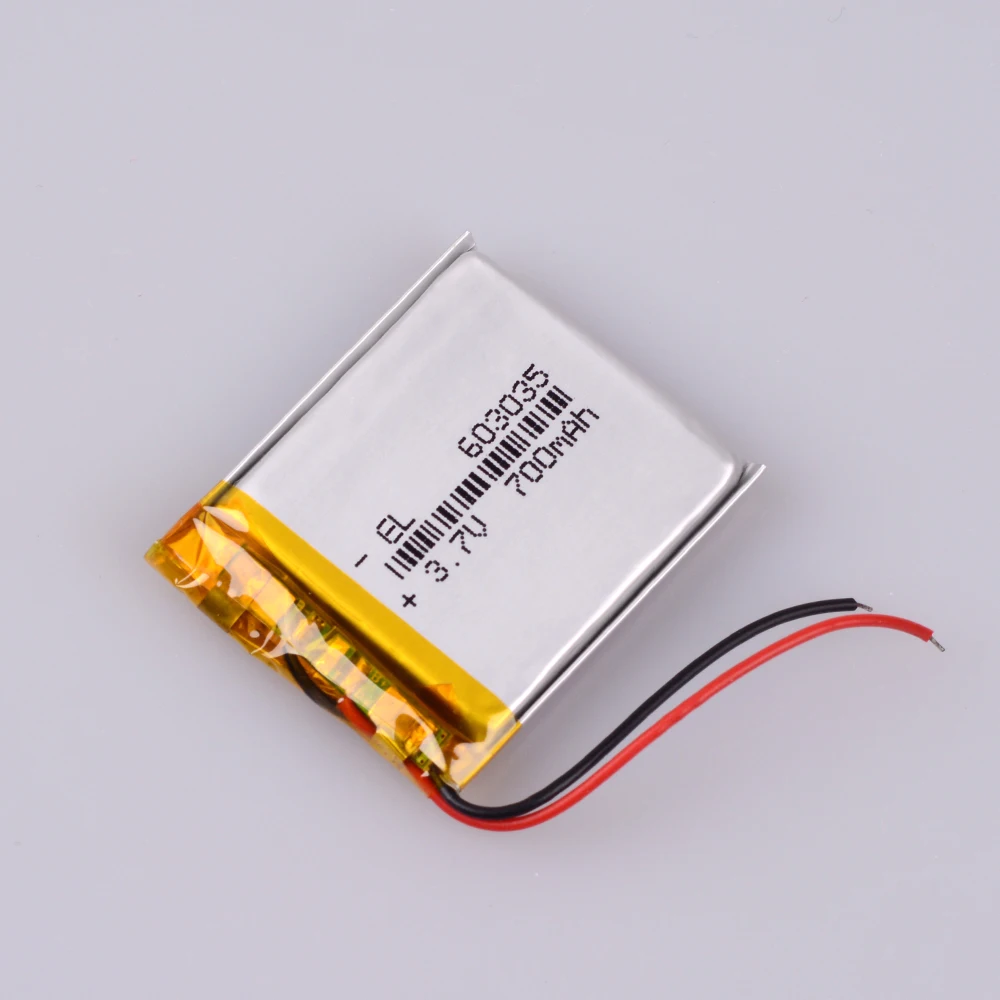 Полимерный аккумулятор 700 мАч 3 7 В 603035 умный дом литий ионный для dvr GPS mp3 mp4