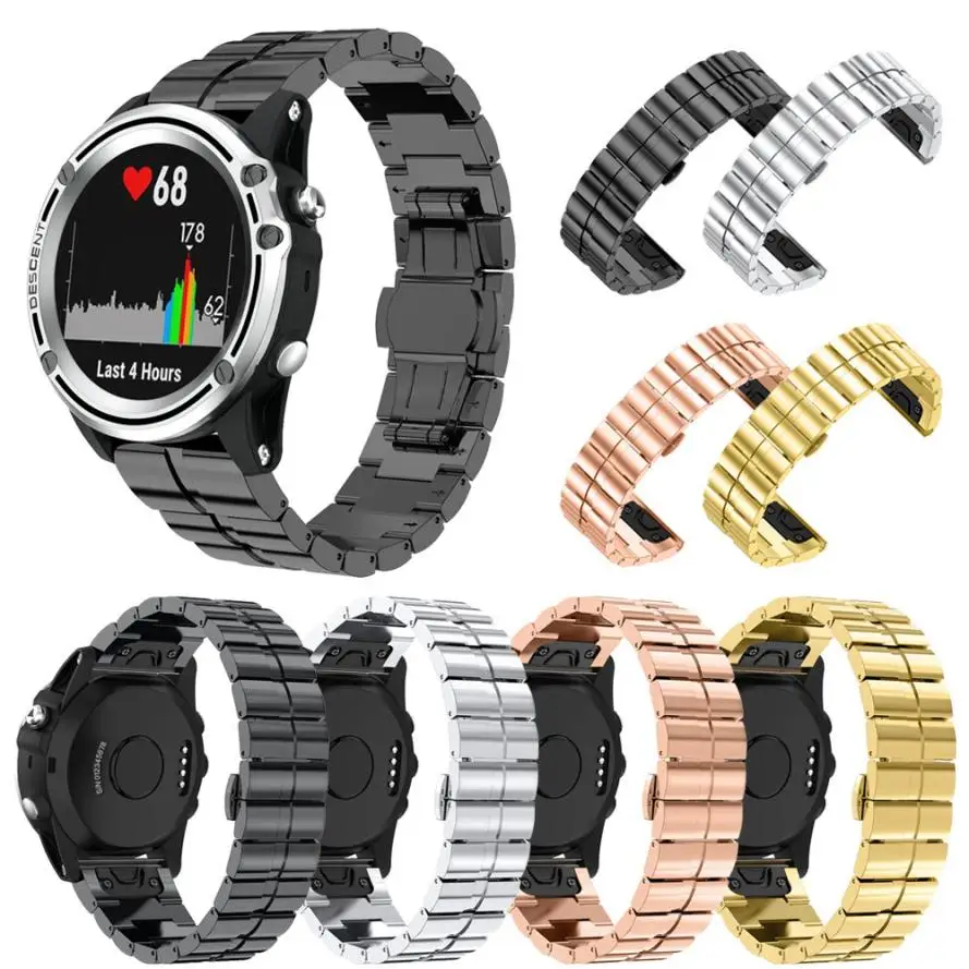 Быстросъемный ремешок CARPRIE для наручных часов из нержавеющей стали Garmin Desent MK1/D2