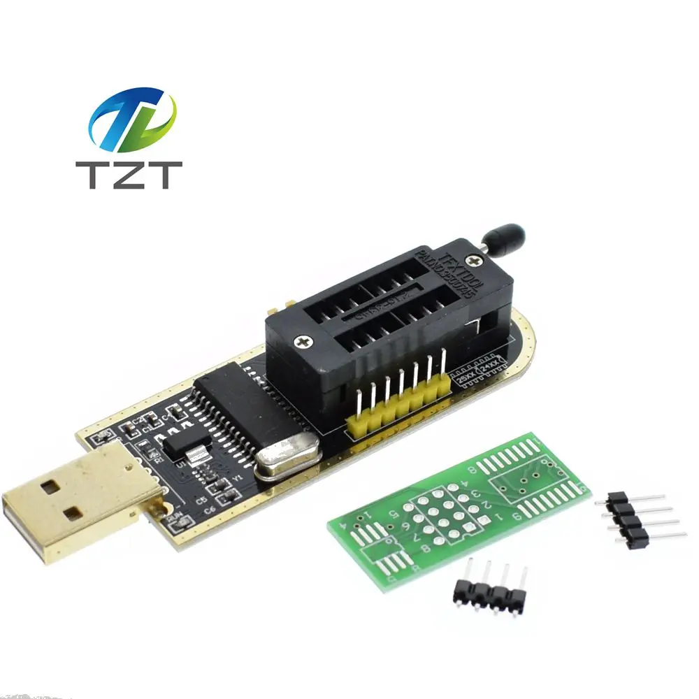 1pcs Smart Electronics CH340 CH340G CH341 CH341A 24 25 Series EEPROM Flash BIOS USB Programmer with Software & Driver