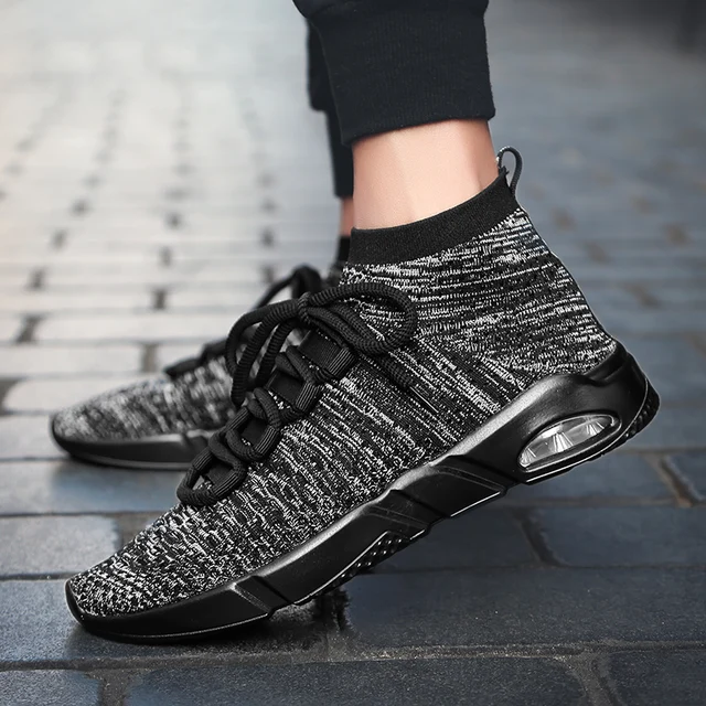 US $18.98 2018 Spring Summer Breathable Mesh Running Shoes Outdoor for adult men Sport male Socks Sneakers za