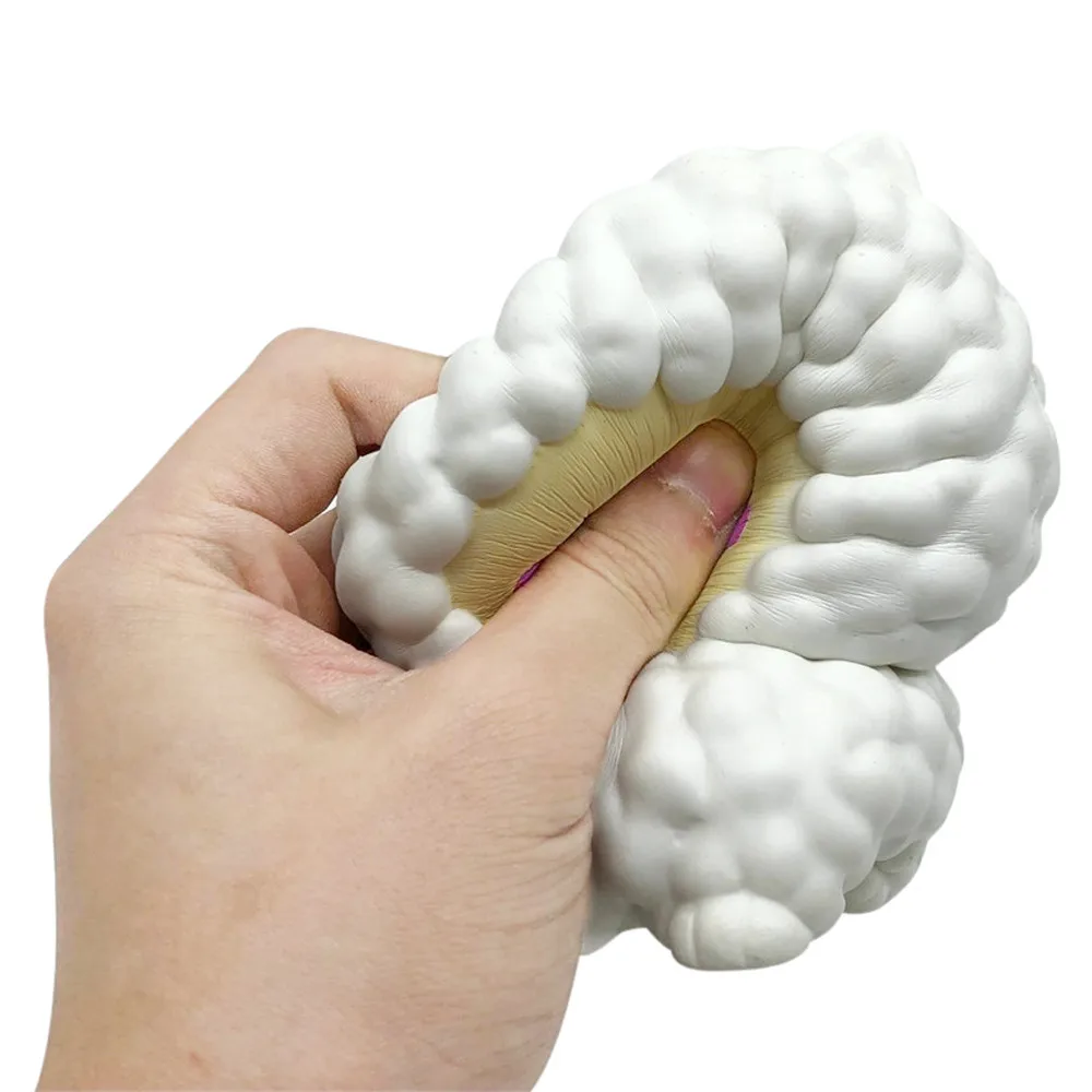Squeeze Белая овца замедлить рост декомпрессии игрушки Пасхальный подарок телефон ремень головоломки игрушка