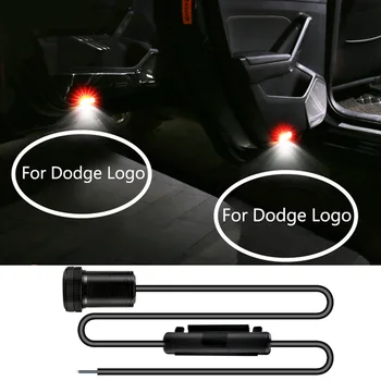 

1-10 Pair For Dodge Logo Car Door Welcome Light Laser LED Shadow Projector For RAM Avenger Viper Nitro Charger Grand Caravan