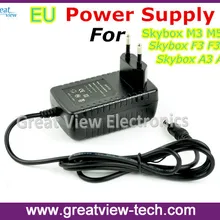 1 шт. 12 В 2A ЕС Стандартный источник питания для оригинального Skybox F5 M3 F5S F3S A3 A4 спутниковый ресивер Европа