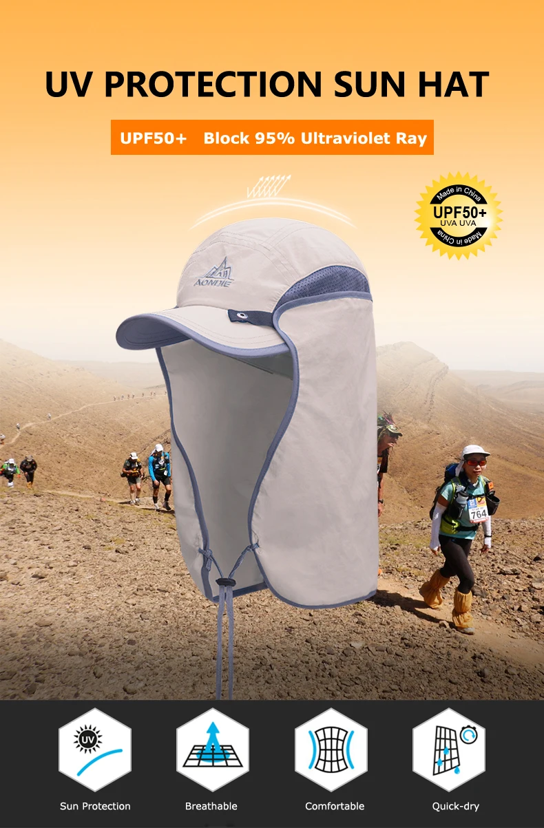 AONIJIE дышащая Кепка с защитой от ультрафиолетового излучения для бега для мужчин и женщин, для пеших прогулок, охоты, рыбалки, спортивных шапок, для путешествий, для прогулок, марафона, солнцезащитная Кепка