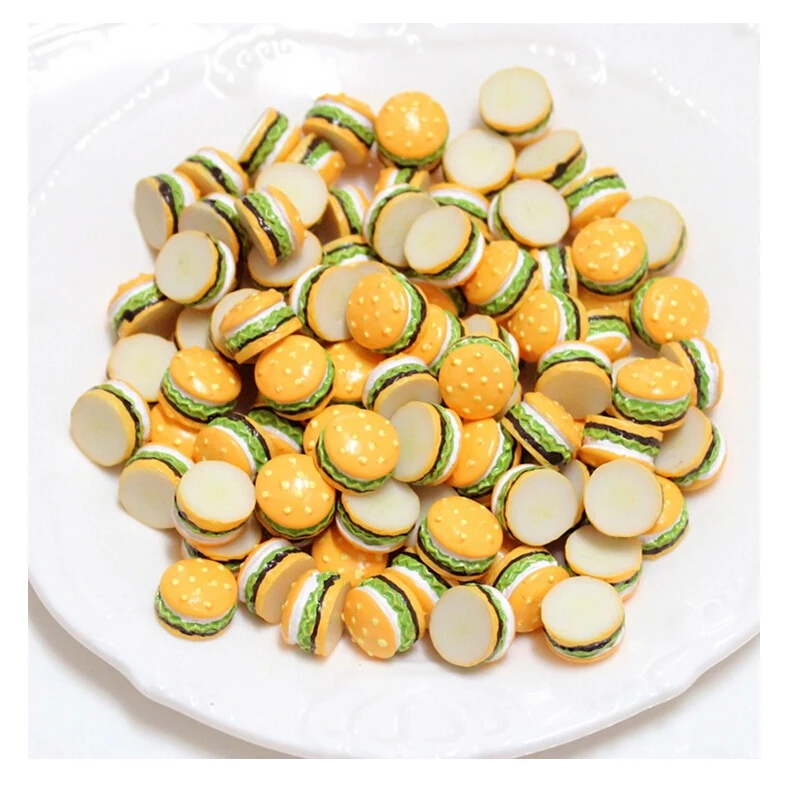 

CCINEE 1PCS Resin Burger For DIY Micro Landscape Material Resin Accessories