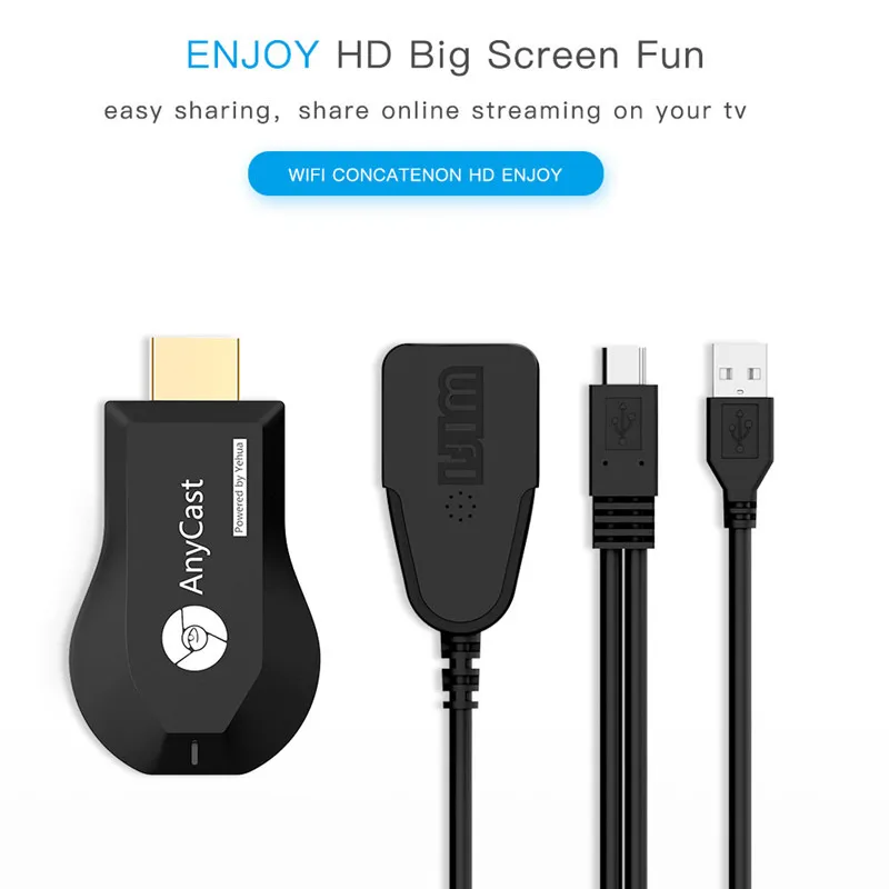 Robotsky 1080 P беспроводной wifi-ключ приемник HDTV HDMI адаптер телефон зеркалирование сплиттер кабель для iPhone samsung планшет