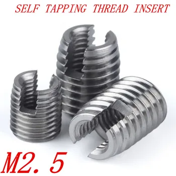 

20pcs m2.5 stainless steel self tapping thread insert