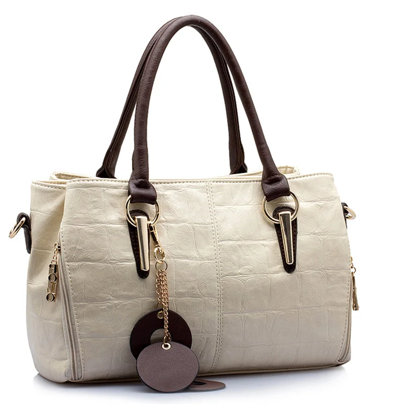 2017 Fashion Women's Shoulder Bags PU Leather Top Handle Bags Female