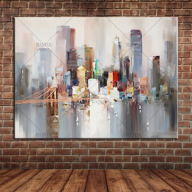 Modern-Landscape-New-York-Bridge-Hand-Painted-Canvas-Oil-Painting-Abstract-City-Building-Wall-Picture-for.jpg_640x640