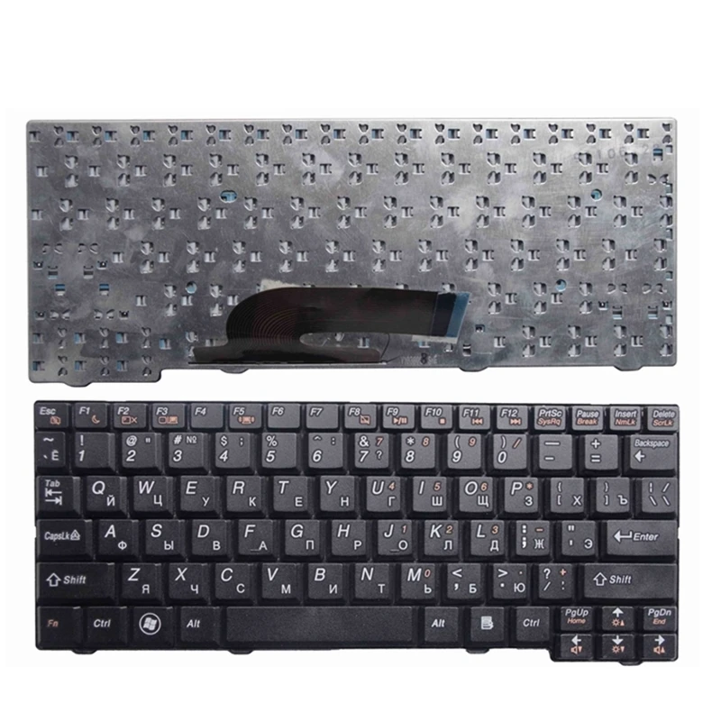 YALUZU Новая русская клавиатура для ноутбука lenovo S10-2 S11 20027 S10-3C S10-2C S10-3 RU черный белый