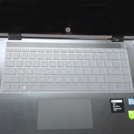 Силиконовая клавиатура протектор кожного покрова для hp Pavilion x360 14 дюймов 14M-BA011DX 14M-BA013DX X 360 2-в-1 Сенсорный экран ноутбука - Цвет: Crystal