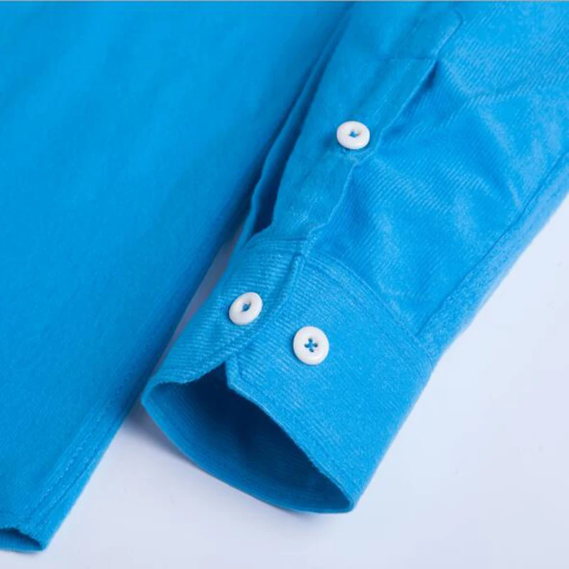 Ретро вельветовые рубашки с флисовой подкладкой для мужчин размера плюс 5XL 4XL 42 44 43 темно-синий белый бордовый красный оранжевый фиолетовый карамельный цвет