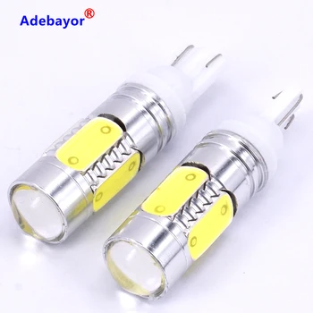 

20 X T10 7.5W 194 W5W 5x1.5W Rear Reverse Constant Current Car LED Backup Light Auto Door Light Lamp with Convex Lens White