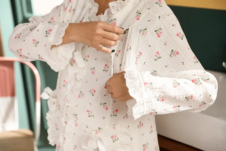 Ночная рубашка для беременных, пижамы для беременных, хлопковая одежда для грудного вскармливания с v-образным вырезом, ночная рубашка для кормящих, Пижама для беременных, домашняя одежда