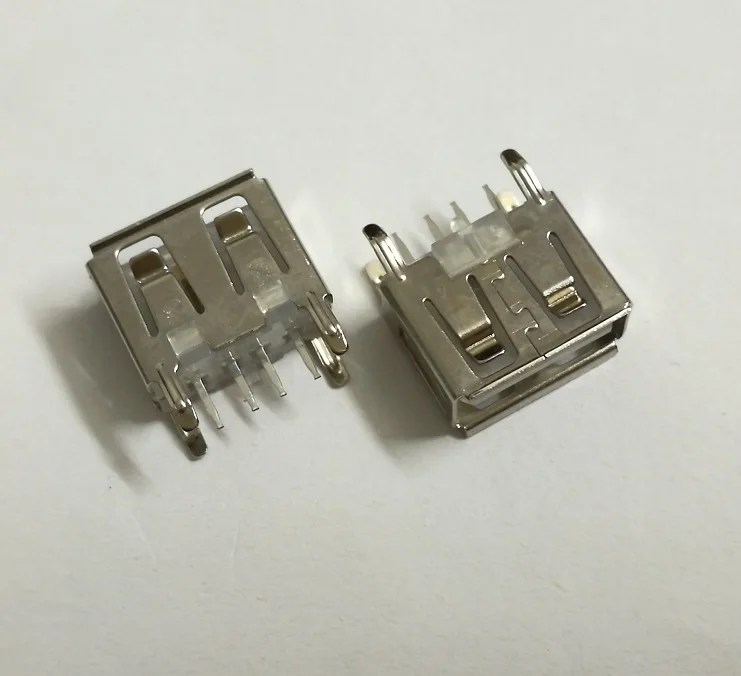 500 шт. материнская плата для ноутбука micro 2 0 USB 4 контакта DC Белый A Тип плоский угол