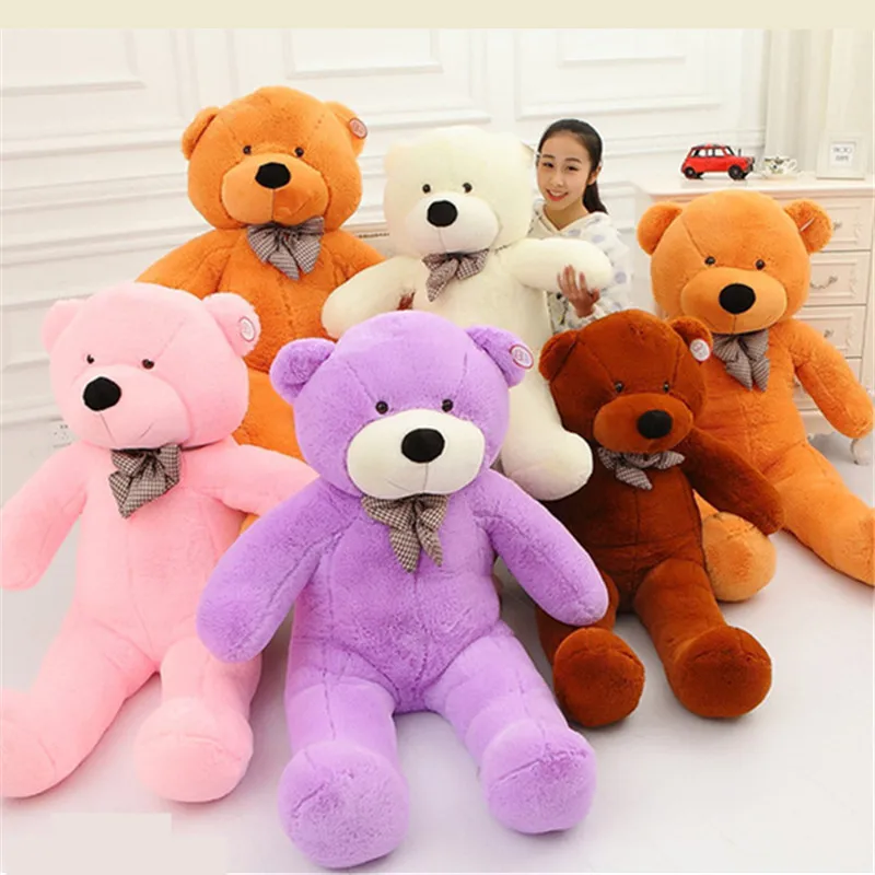 giant colorful teddy bear
