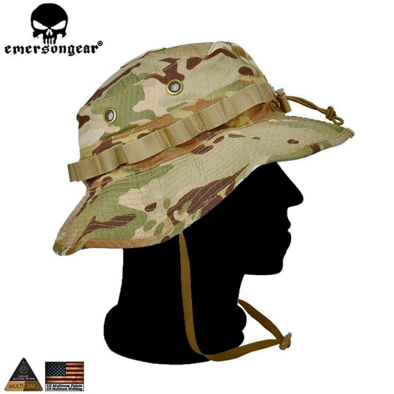 

EMERSONGEAR Bonnie Hat Army Hunting Hat Military Bonnie Hat Tactical Airsoft Camouflage Hunting Boonie Cap Multicam EM8541