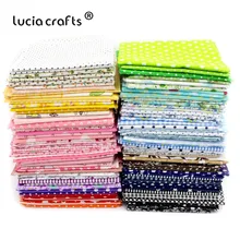 Lucia crafts 25*25 см серии дизайн кварталов Лоскутная хлопчатобумажная ткань 48 шт./лот H0917